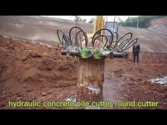 Alat Pengeboran Pondasi Pemecah Tumpukan Hidraulik Untuk Konstruksi