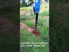 Penggerak Bor Auger Tanah Hidraulik untuk Ekskavator, Skid Steer, Backhoe