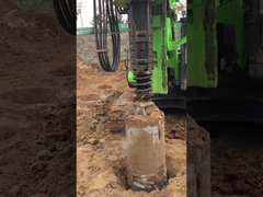 KR125A Rotary Piling Drilling Rig Hidraulik Penuh Dengan China Chassis