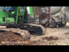 Rotary Drilling Rig Spare Parts Drilling Bucket Bucket tipe terbuka