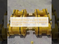 Bagian Mesin Konstruksi 184-6305 ROLLER GP-TRACK-SINGLE FLANGE untuk EXCAVATOR