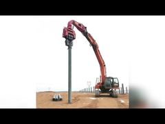 Excavator dipasang Vibro Hammer