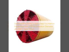 Peralatan Fondasi Dalam Sistem Pembersihan Bawah dengan Diameter Penggalian 3730 M dan Dorongan Total 800 T