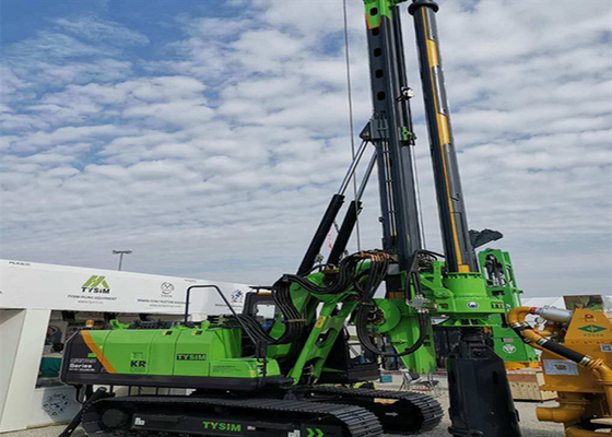 100kN Feeding Force Menggunakan Piling Rig 50m Max. Diameter Pengeboran 1,5m