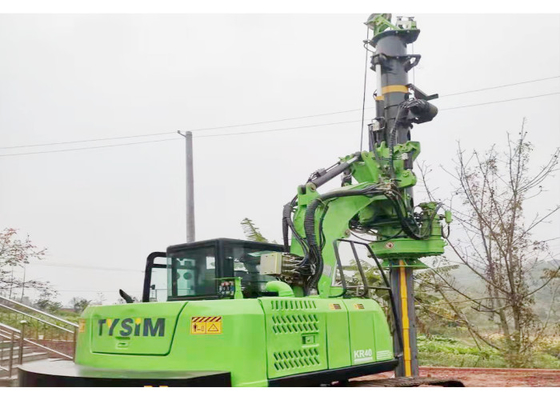 34.3mpa Hard Rock Rotary Drilling Rig Hidrolik Crawler Attachment