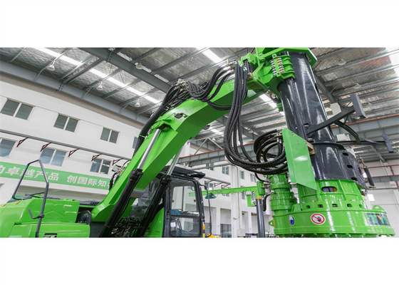 TYSIM KR50A Rotary Drilling Rig 24m Pondasi Tambang Hidrolik