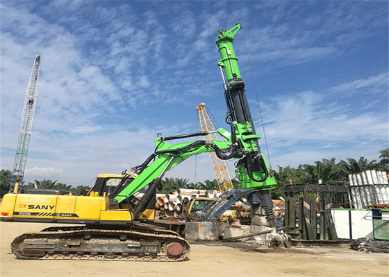 Diameter Pengeboran 1200mm Rotary Drilling Rig 30rmp Foundation Hidrolik