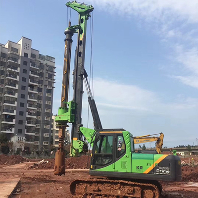 40rpm Digunakan 50kN Piling Rig untuk ·Diameter hingga 1,5m Dimensi 6,5m*2,5m*2,8m
