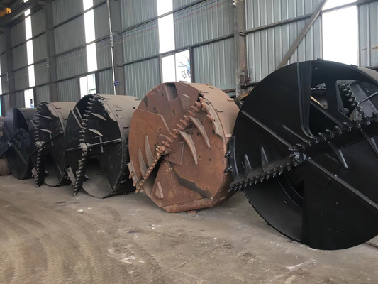 Hard Rock Bit Drilling Bucket Rock Tools 800mm Untuk Peralatan Pengeboran