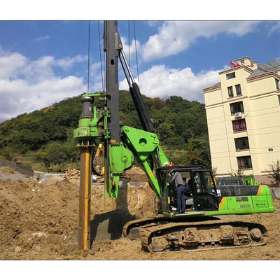 Menggunakan 50kN Crowd Force Piling Rig dengan Kecepatan Pengeboran 0-40rpm
