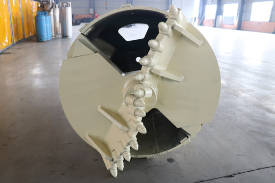 2000mm Dia Rig Tool Bucket Pengeboran Batu Dengan Gigi Peluru B47k22h