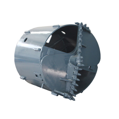1200mm Tinggi Tugas Berat Pengeboran Batu Bucket Cocokkan 30mm 38mm Untuk Pondasi Piling
