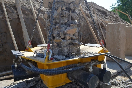 Mini Excavator Hydraulic Pile Breaker Kebisingan Rendah KP400S Untuk Konstruksi
