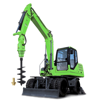 Mesin Bor Hidrolik Earth Auger Portable Torsi Bor Lubang Tanah 8000 Nm