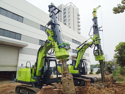 Attachment Bor Pemasangan Batu Hidraulik Excavator Untuk Konstruksi Ruang Sempit