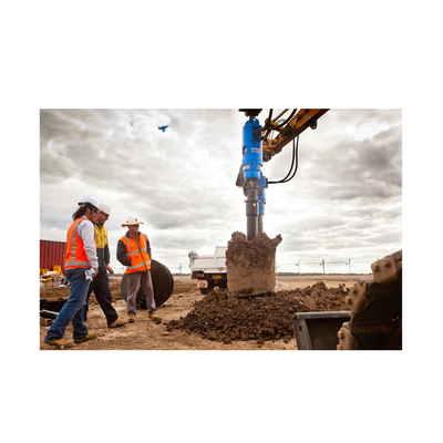 Attachment Ekskavator Earth Auger Bor Tanah Batu Tanah Yang Kuat