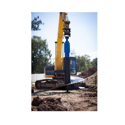 Bor Penggerak Auger Tanah Hidrolik Untuk Excavator Skid Steer Backhoe