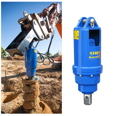 Earth Soil Bor Hidrolik Earth Auger Mesin Powermate CE ISO