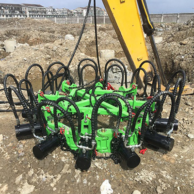 Mesin Pemecah Pile Beton Hidrolik Square 34.3mpa 135mm