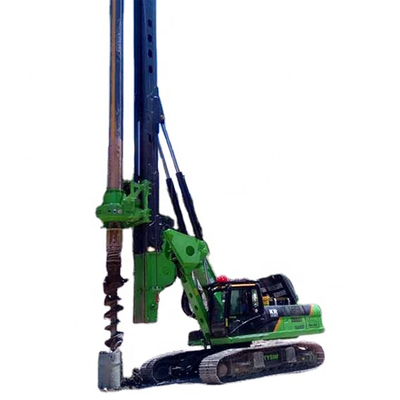 KR220C Rotary Pile Drilling Rig Machine Beton Lubang Bore Kecil 60m / Min