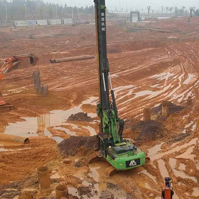 Small Bore Pile Rig Foundation Machine Excavator Chassis Drilling Attachment KR220C
