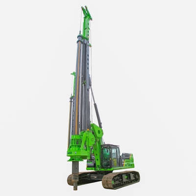 KR220C Hidrolik Auger Pile Rig Mesin Pengeboran Pondasi Dengan CAT Chassis