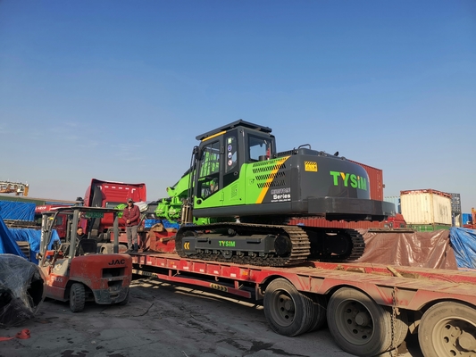 Pekerjaan Konstruksi Mesin Rig Pengeboran Rotary 50kN.M Hidrolik Piling