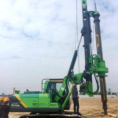 60 KN.M Mesin Bor Pile Hidrolik China Chassis 20m 30 Rmp