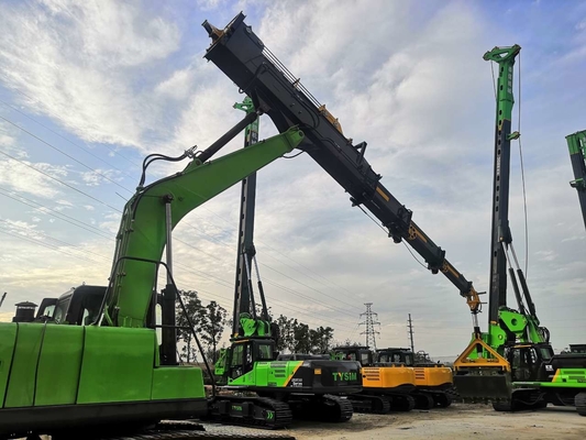 Forklift Excavator Clamshell Telescopic Arm KM220 Ruang Kepala Rendah Disesuaikan