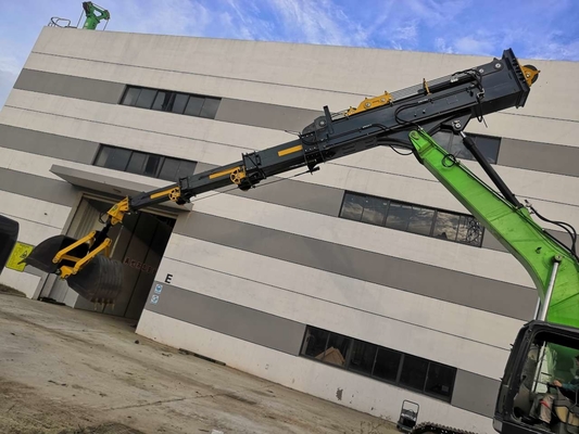 Lengan Clamshell Perak yang Dapat Diperluas untuk 15ton Excavator Max.Vertical Digging Radius 6430mm