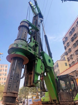 Telescopic Low Headroom Piling Rig 200kN Pullback Force Output Daya 150kW