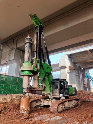 60m Diesel Low Headroom Piling Rig 200kN Untuk Lubang Dalam