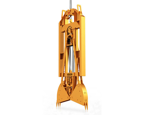 KH400 Mechanical Diaphragm Wall Grab Weight 9 - 11.5t Dengan Crawler Crane