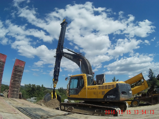 KM150 Clamshell Telescopic Arm Long Boom Excavator 3.6t Silinder Hidraulik