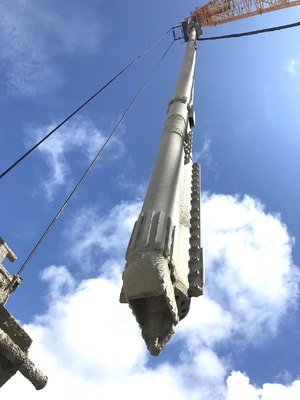 1.2m3 Listrik Vibroflot 300kN 6 Bar Peralatan Peningkatan Tanah