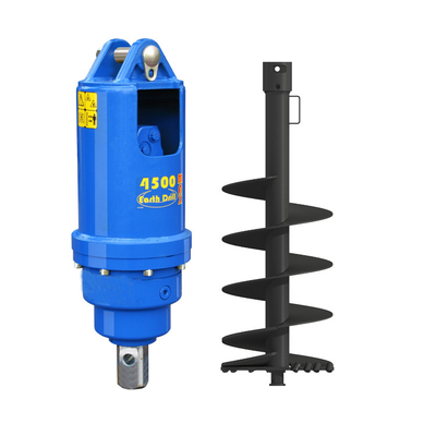 AP5500 Mesin Hydraulic Earth Auger Hole Digging Untuk Excavator Skid Steer Attachments