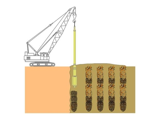 Sirkulasi Air Pendingin Vibroflotasi Compaction Warna Disesuaikan Bahan Baja