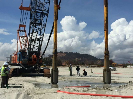 Sangat direkomendasikan Peralatan Pilar Batu Bahan Baja Vibroflot Listrik untuk konstruksi