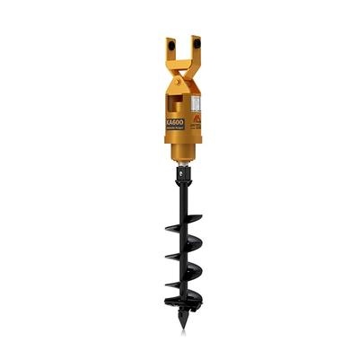 Unit Tinggi 780 mm Hydraulic Earth Auger Bor Excavator 6-8 T