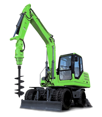 Mesin Penggali Lubang Pos yang Disesuaikan Pengeboran Pengeboran Bumi Untuk Excavator