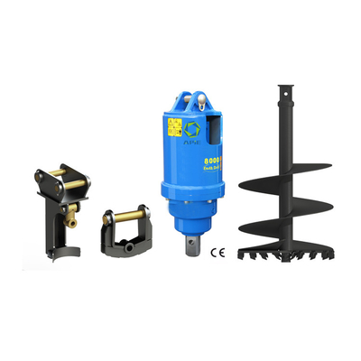 Multi-fungsi Hydraulic Earth Digger Aliran 70-150 Lpm Torsi 2717-8152 Nm