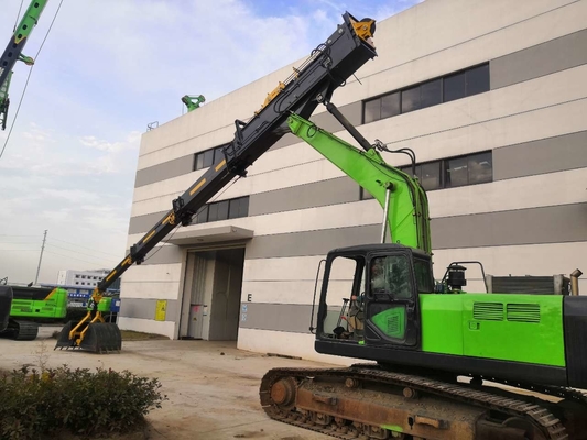 Kekuatan kuat APIE KM220 Excavator Clamshell Telescopic Arm Dengan kedalaman 22m