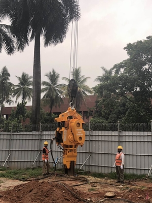 Low Maintenance 60kw Electric Vibro Pile Hammer Untuk Sheet Pile