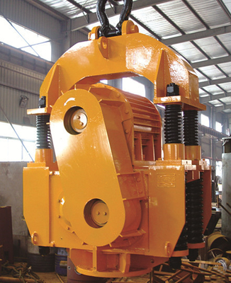 Low Noise Construction Pile Driver 150kw Electric Vibro Hammer untuk pipa baja tumpukan atau casing