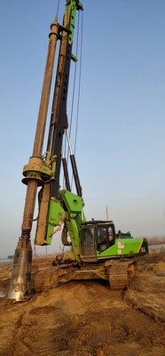 High Stability Rotary Hydraulic Piling Machine Digunakan Mesin Bor Rig Dengan CAT Chassis