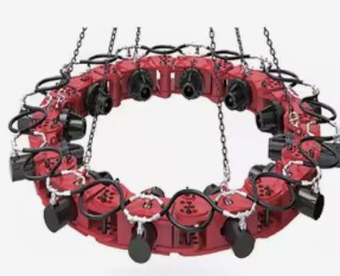 Peralatan pemasangan excavator Konstruksi Beton Hydraulic Round Pile Breaker Cutter Pemotong kepala tumpukan beton