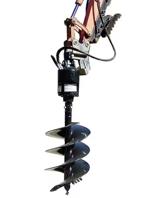 Heavy Duty Tube Auger Drives Backhoe Hydraulic Earth Auger Drill Untuk Dijual