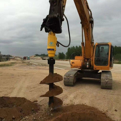 80-240 Tekanan Heavy Duty Rock Augers Dengan Kinerja Dan Selang Kopling