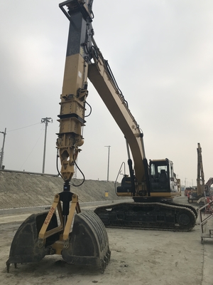 Tinggi beban yang wajar Lengan jangkauan panjang Excavator Telescopic Arm
