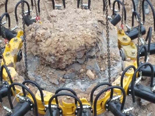 30MPa 160-200 Jumlah/8h Membran Diafragma Pemutus Hidraulik Untuk Excavator 5-50t